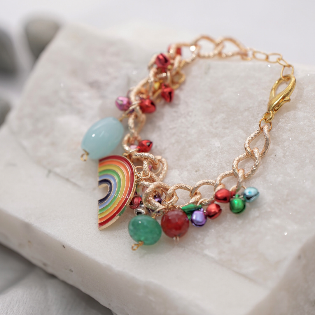 Rainbow Charm Bracelet