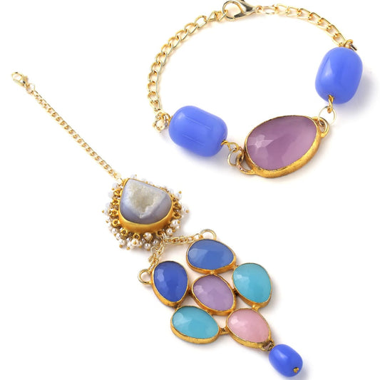 Shades of Blue Couple Rakhi