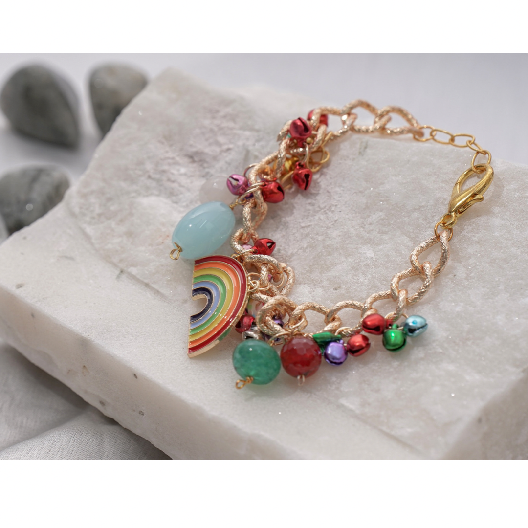 Rainbow Charm Bracelet