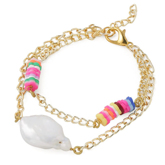 Baroque Pearl Candy Bracelet