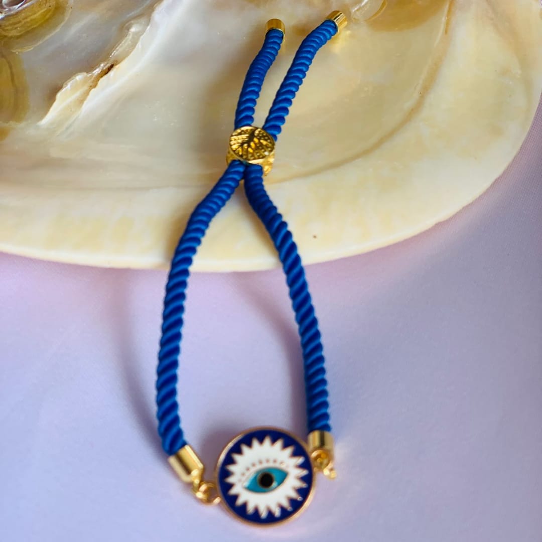 Evil Eye Nazraa Thread Bracelet