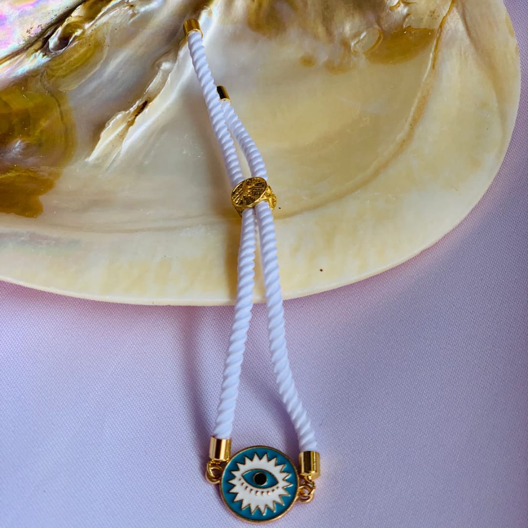 Evil Eye Nazraa Thread Bracelet