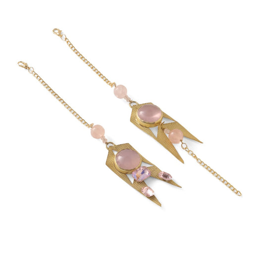 Rose Quartz Couple Rakhi