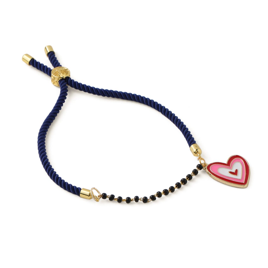 Heart with Nazraa Thread Bracelet