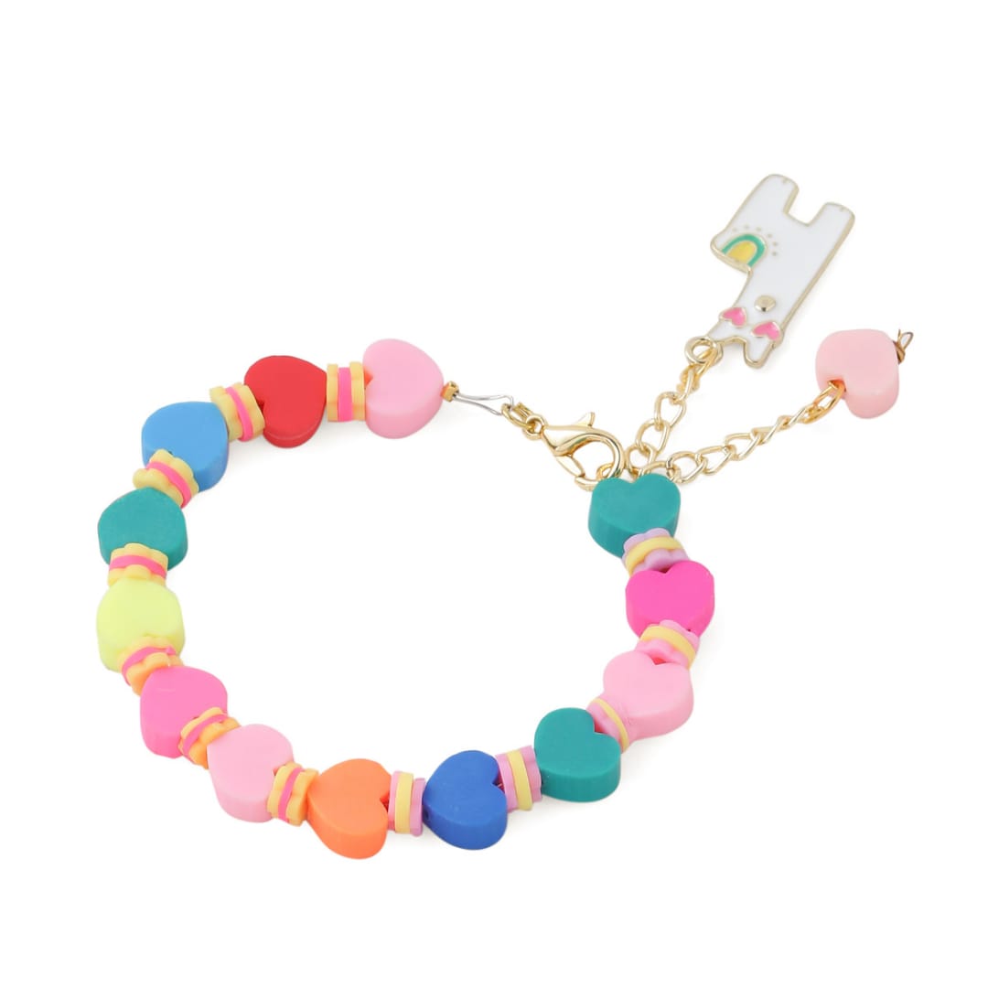 Hearts and Cat Bracelet