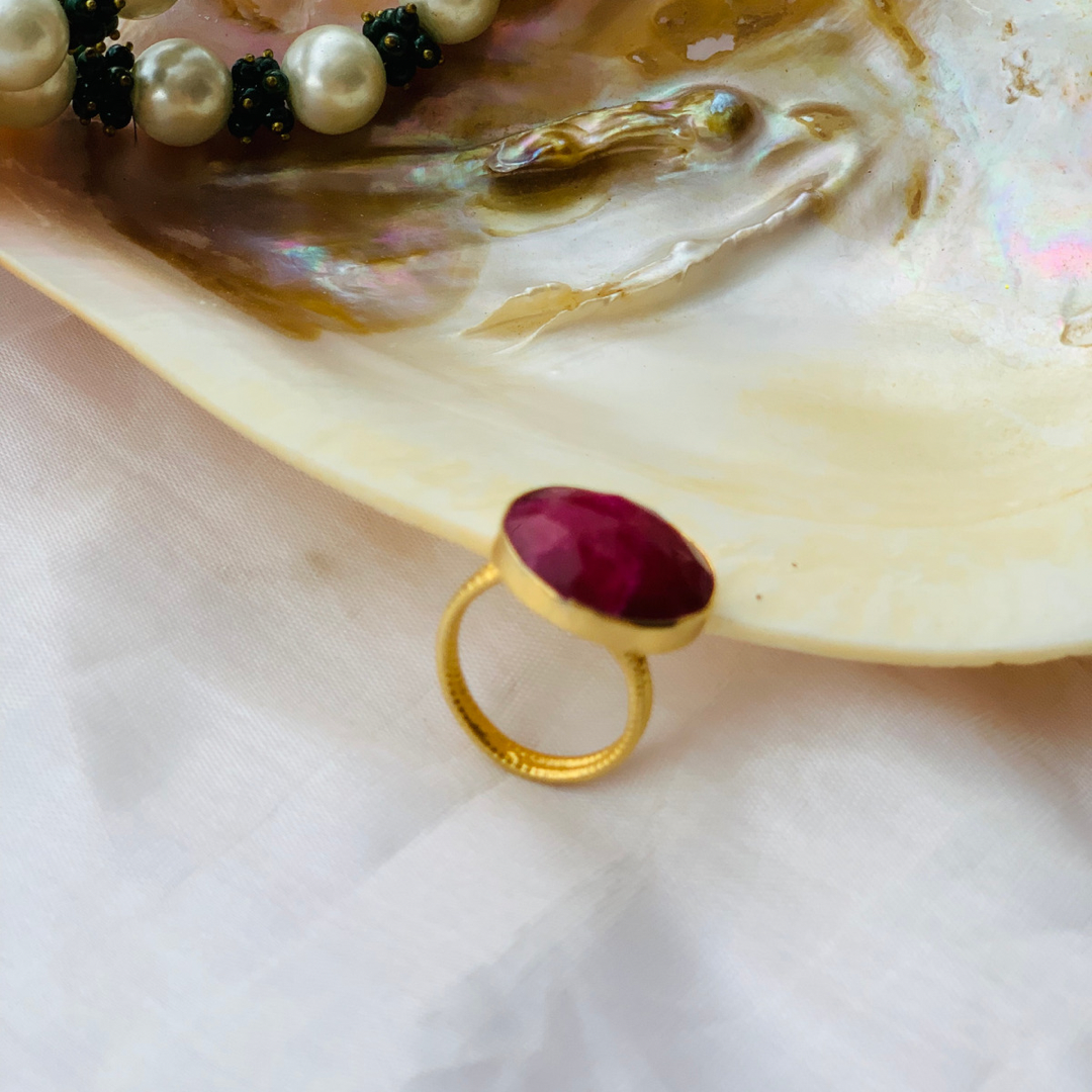 Coloured Stone Ring