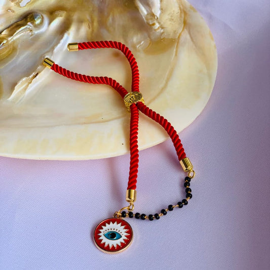 Evil Eye Nazraa Thread Bracelet